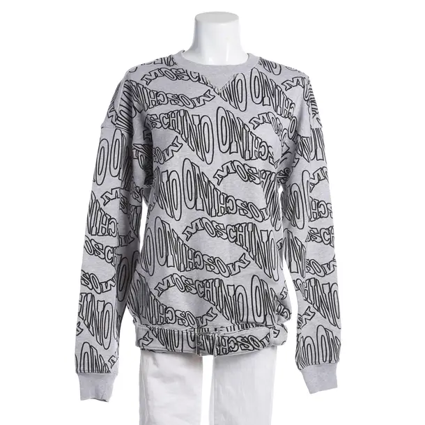 Sweatshirt, in Gray, Cotton, Moschino