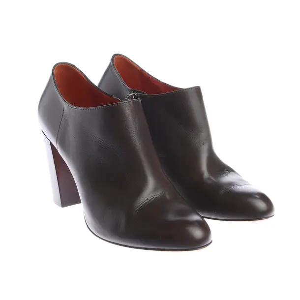 Ankle Pumps, in Dark Brown, Santoni