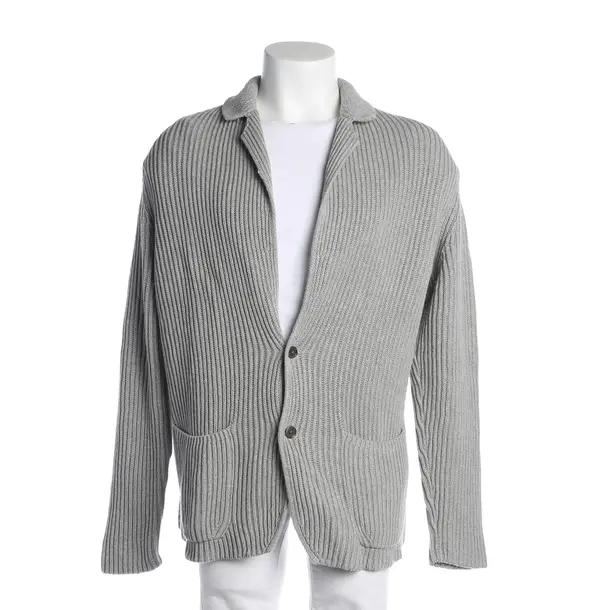 Strickjacke, in Hellgrau, Baumwolle, Polo Ralph Lauren