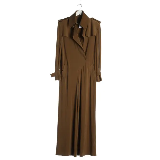 Overall, in Olive Green, Polyester, Norma Kamali