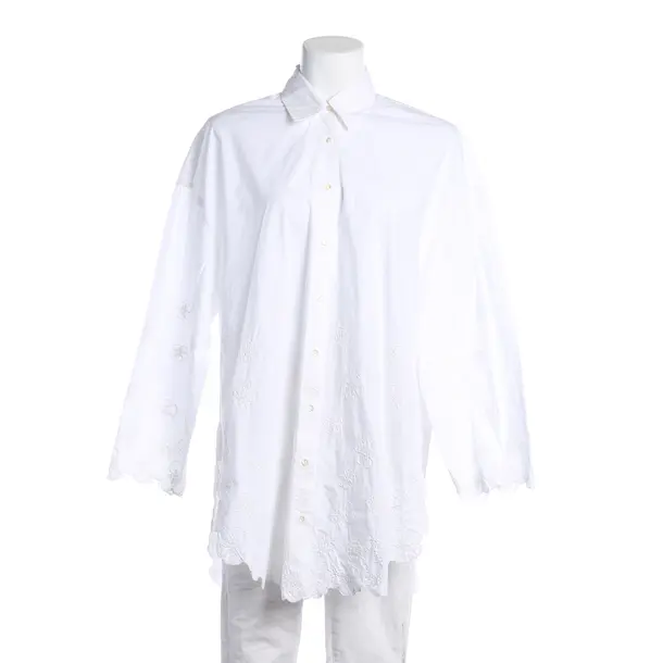 Camicetta, in Bianco, Cotone, Juliet Dunn