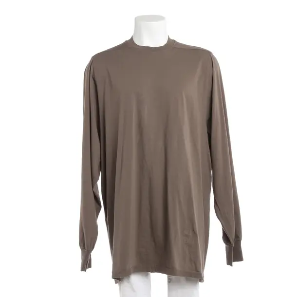 Longsleeve, in Braun, Baumwolle, Rick Owens