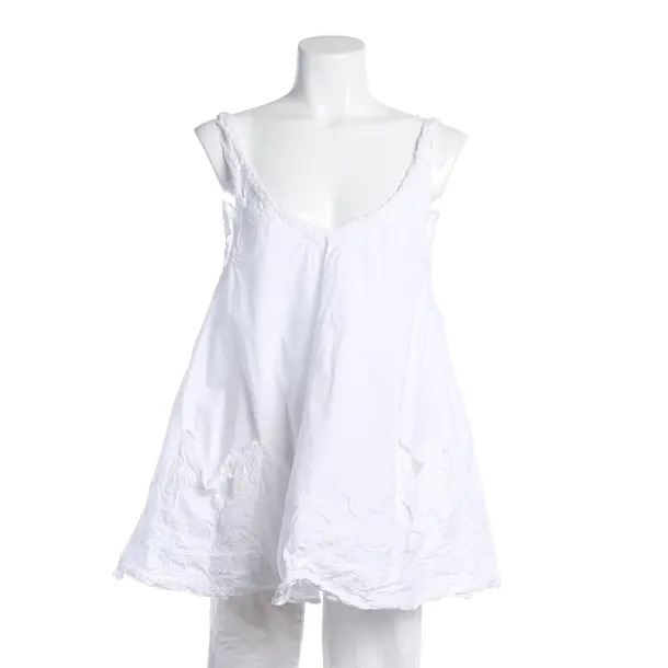 Top, in Weiß, Baumwolle, Juliet Dunn