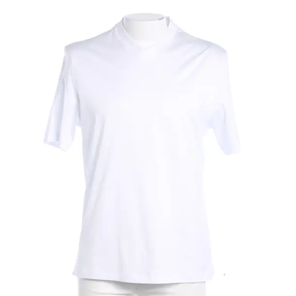 T-Shirt, in Weiß, Baumwolle, Brunello Cucinelli