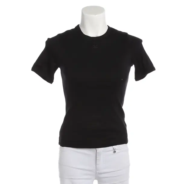 Camicia, in Nero, Cotone, Courrèges