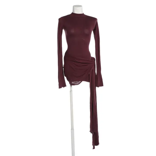 Dress, in Bordeaux, Silk, Aya Muse