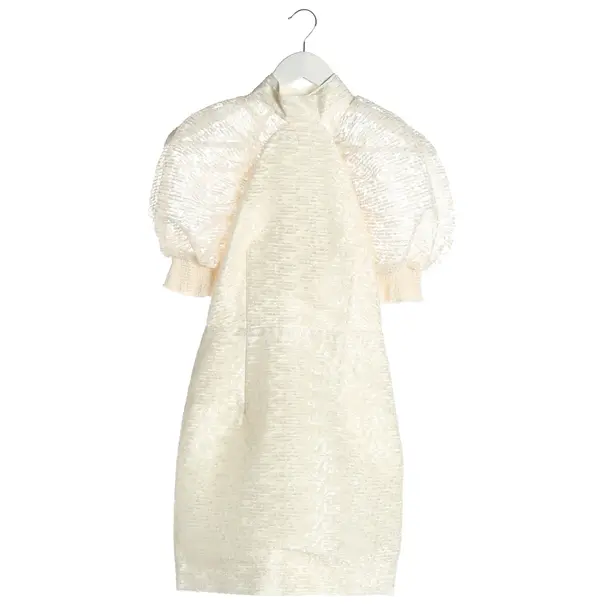 Cocktail Dress, in Cream, Polyester, Rotate Birger Christensen