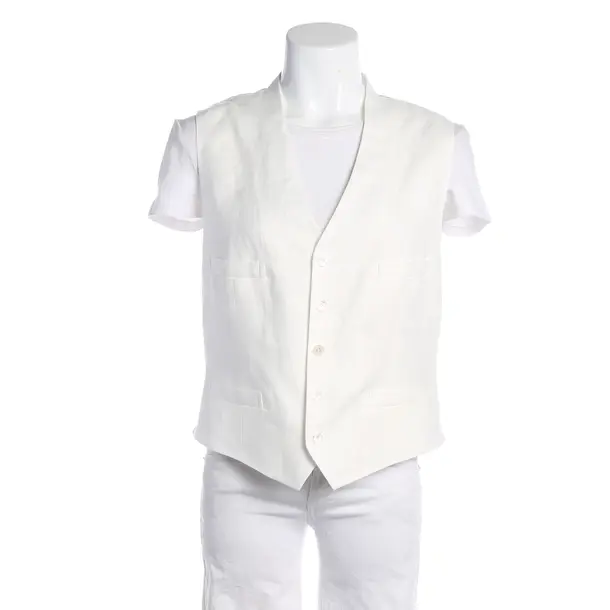 Vest, in White, Linen, Ralph Lauren Purple Label