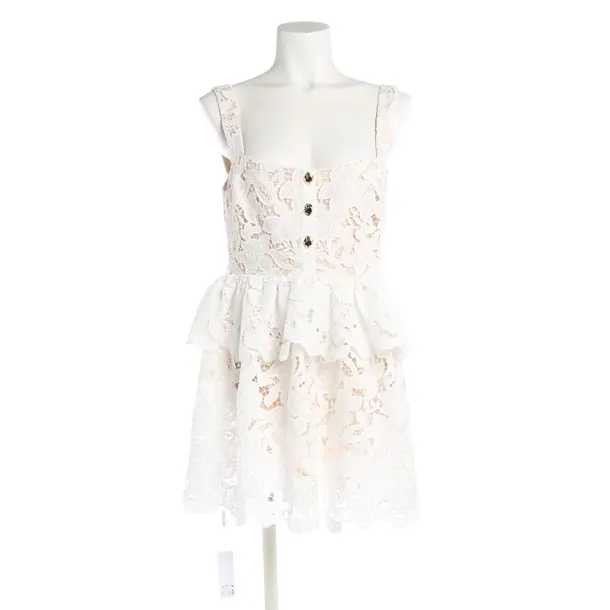 Cocktail Dress, in White, Polyester, self-portrait