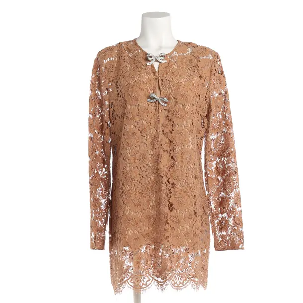 Cocktail Dress, in Brown, Polyester, self-portrait