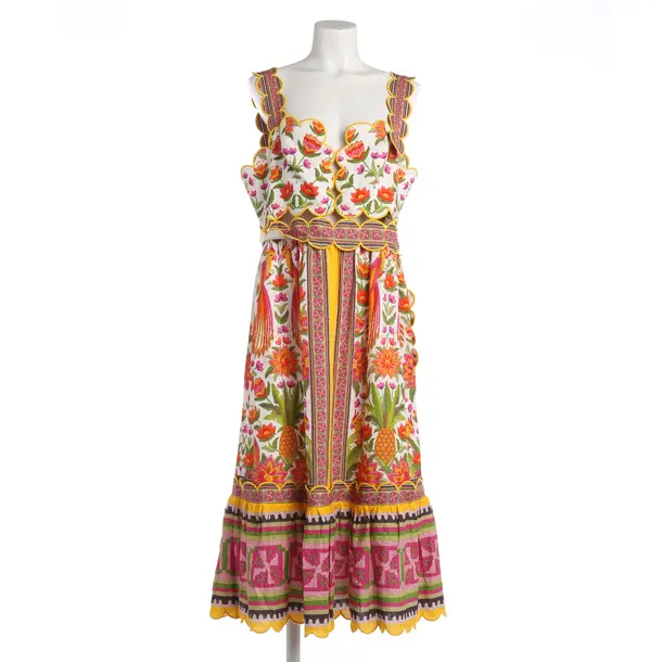 Dress, in Multicolored, Linen, Farm Rio