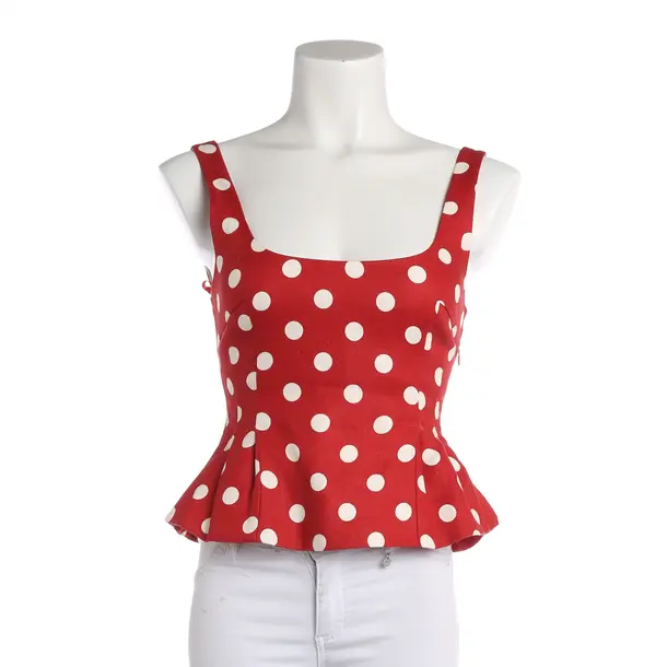 Top, in Rot, Leinen, Posse