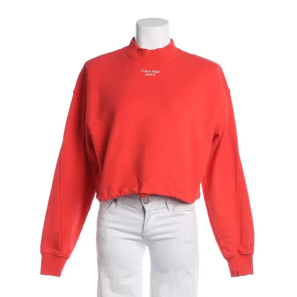 Sweatshirt, in Light Red, Cotton, Calvin Klein