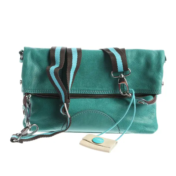 Shoulder Bag, in Green, Leather, Gabs