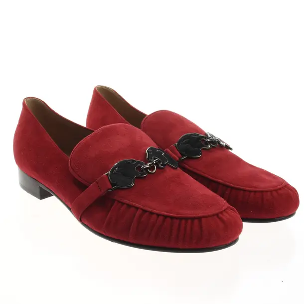 Loafers, in Red, Valentino