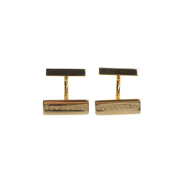 Manschettenknöpfe, in Gold, Metall (metallisch, metallisiert), Burberry