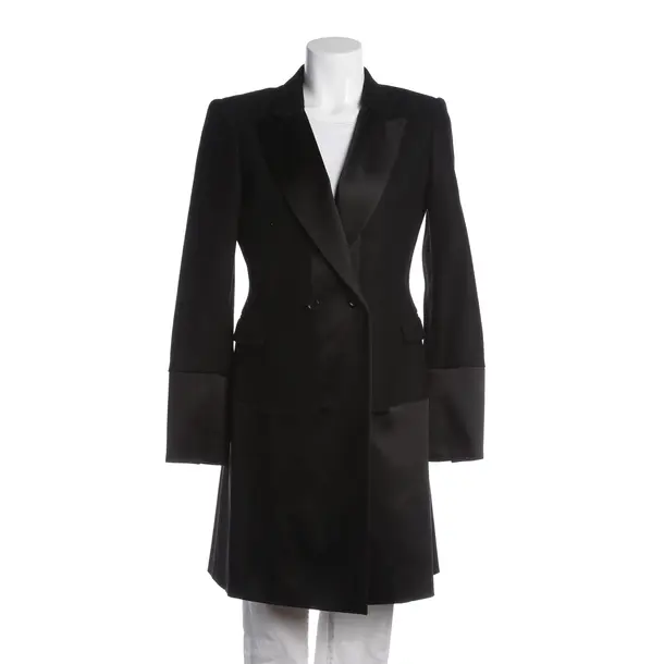 Mid-Season Coat, in Black, Cotton, Just Cavalli