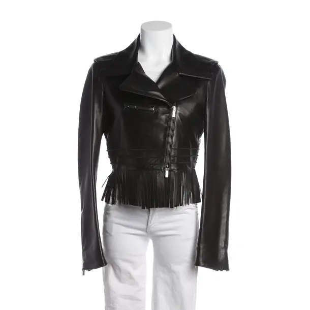 Lederjacke, in Schwarz, Leder, Blumarine