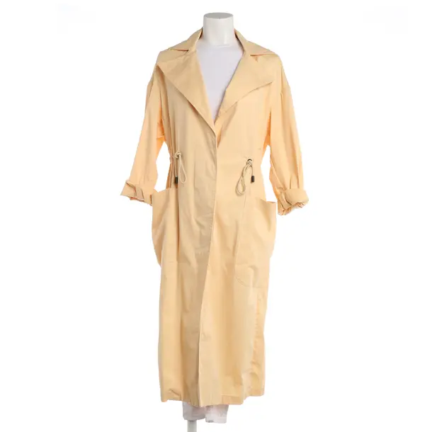 Summer Coat, in Pastel Yellow, Cotton, Lanius