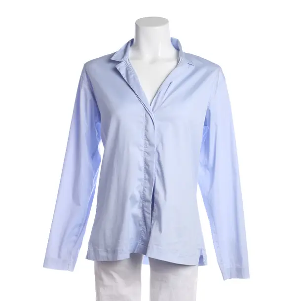 Camicetta, in Azzurro, Cotone, Soluzione