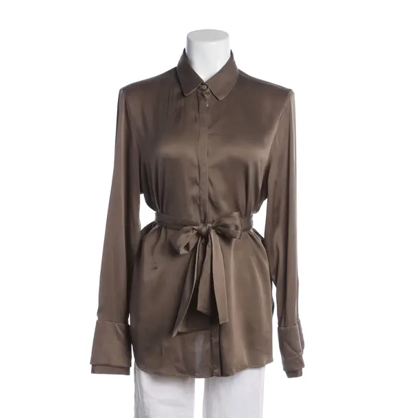 Blouse, in Brown, Silk, Van Laack