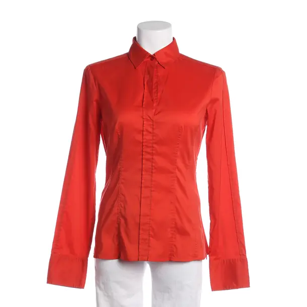Blouse, in Red, Cotton, Hugo Boss Black Label