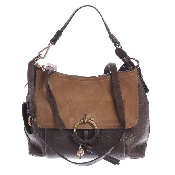 Shoulder Bag, in Brown, Leather, See by Chloé