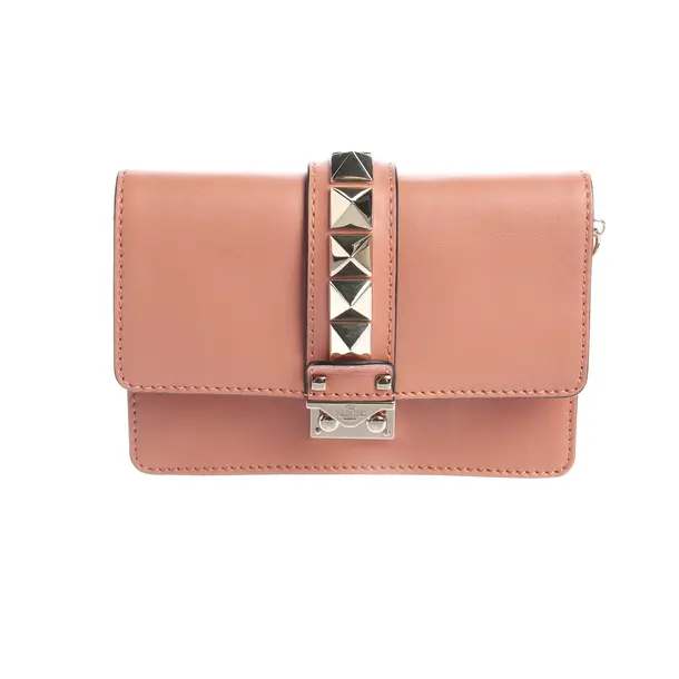 Clutch, in Rosa, Leder, Valentino