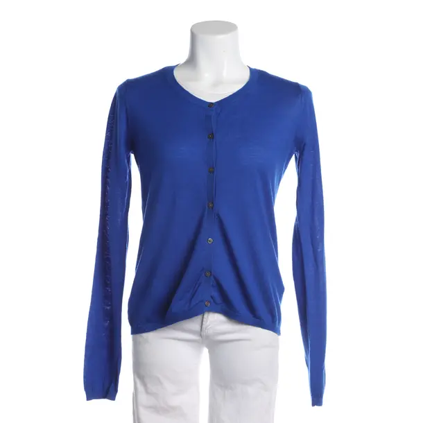 Cardigan, in Blue, Wool, 0039 Italy