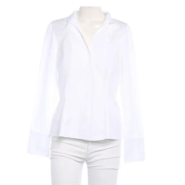 Blouse, in White, Cotton, Van Laack