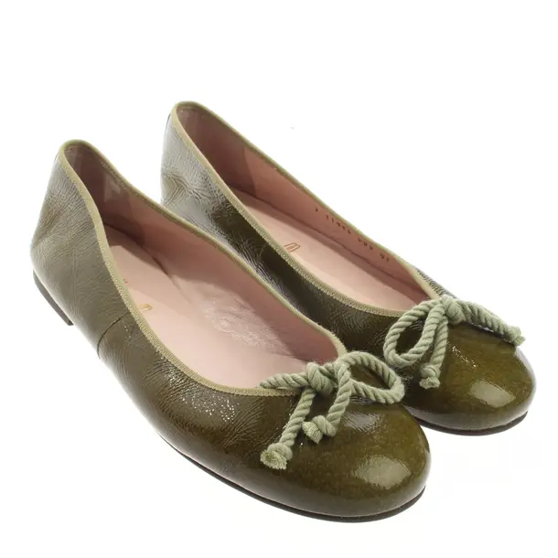 Ballet Flats, in Green, Pretty Ballerinas