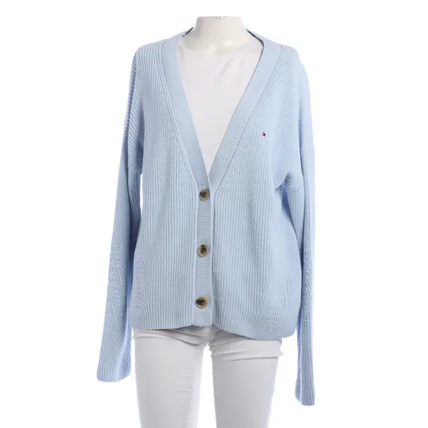 Cardigan, in Azzurro, Cotone, Tommy Hilfiger