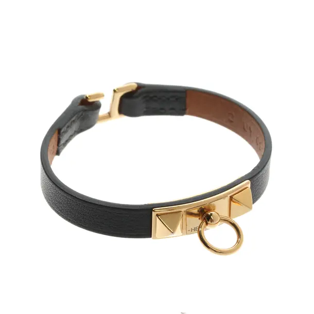 Armband, in Schwarz, Leder, Hermès