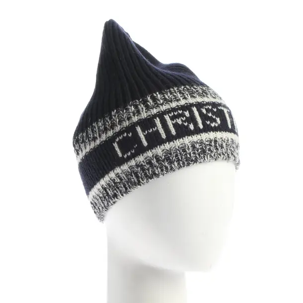 Mütze, in Blau, Wolle, Dior