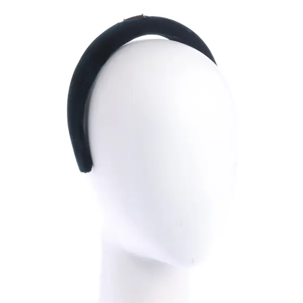 Cerchietto per capelli, in Blu, Cotone, Prada