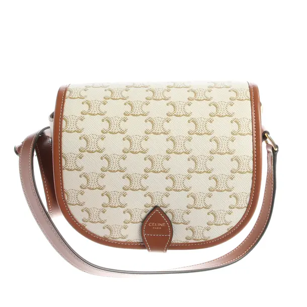 Umhängetasche, in Braun, Leder, Céline