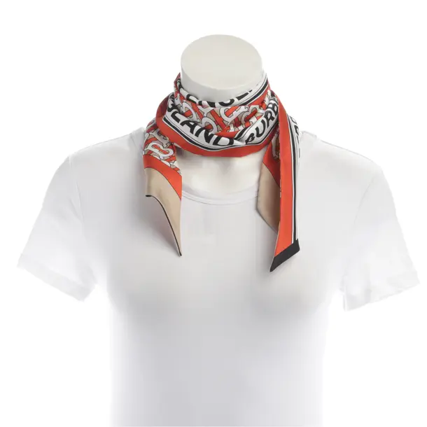 Shawl, in Multicolored, Silk, Burberry