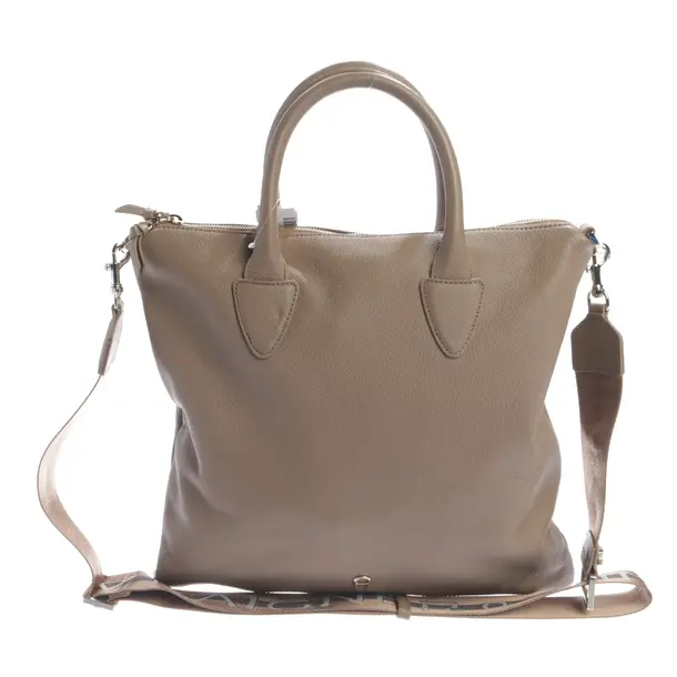 Handtasche, in Hellbraun, Leder, Aigner