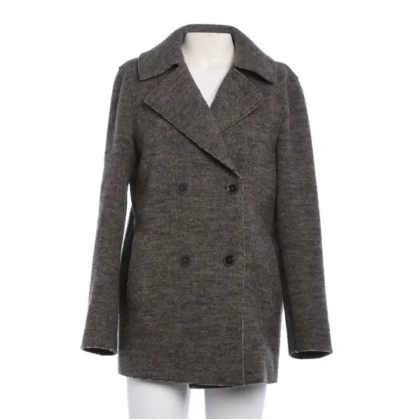 Übergangsmantel, in Grau, Wolle, Harris Wharf London