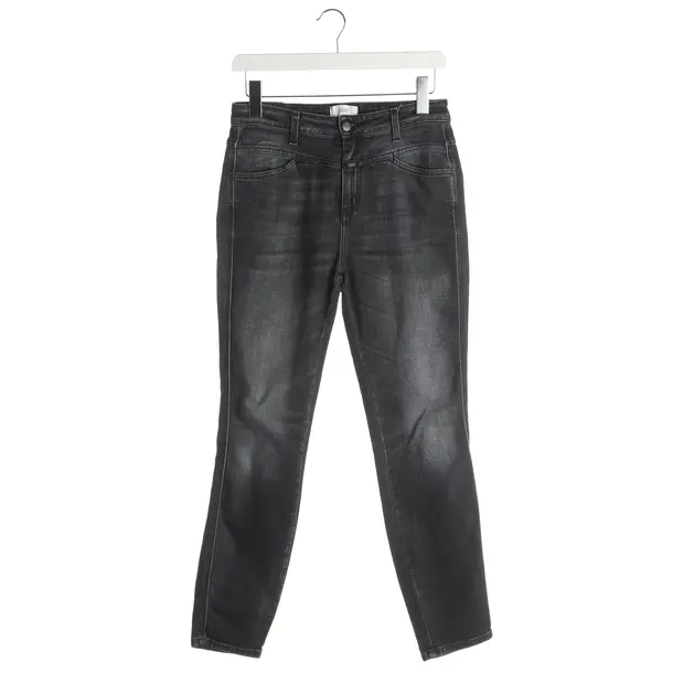 Jeans skinny, in Nero, Cotone, Chiuso