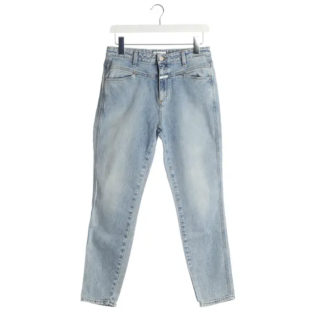 Jeans skinny, in Blu, Cotone, Chiuso