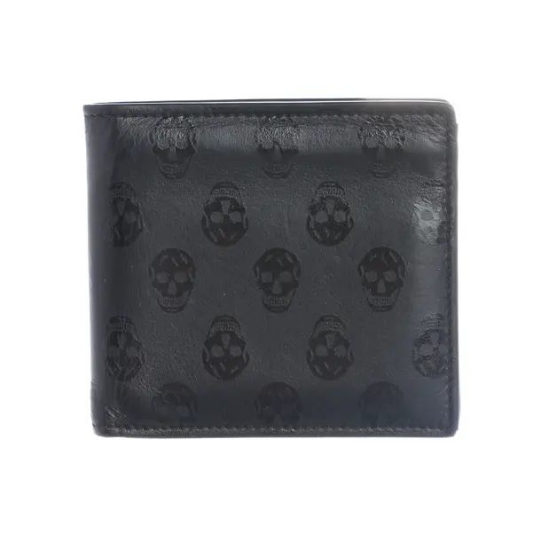 Geldbörse, in Schwarz, Leder, Alexander McQueen