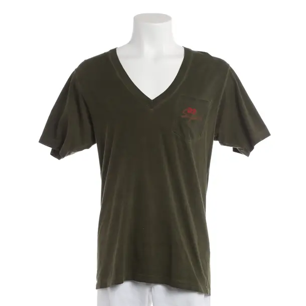 T-Shirt, in Olive Green, Cotton, Dsquared