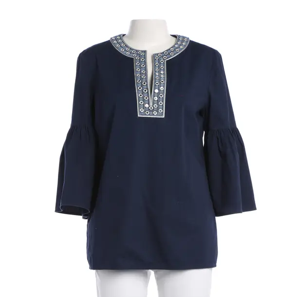 Blouse, in Blue, Cotton, Tory Burch