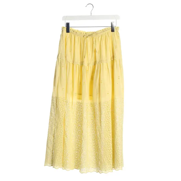 Skirt, in Yellow, Cotton, Ulla Johnson