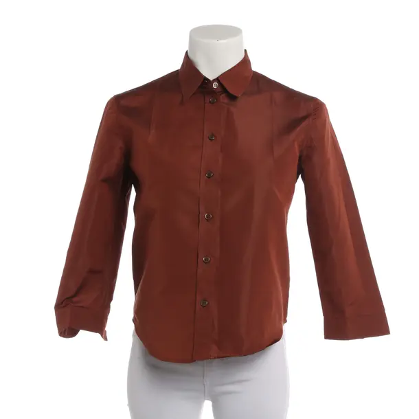 Blouse, in Brown, Silk, Prada