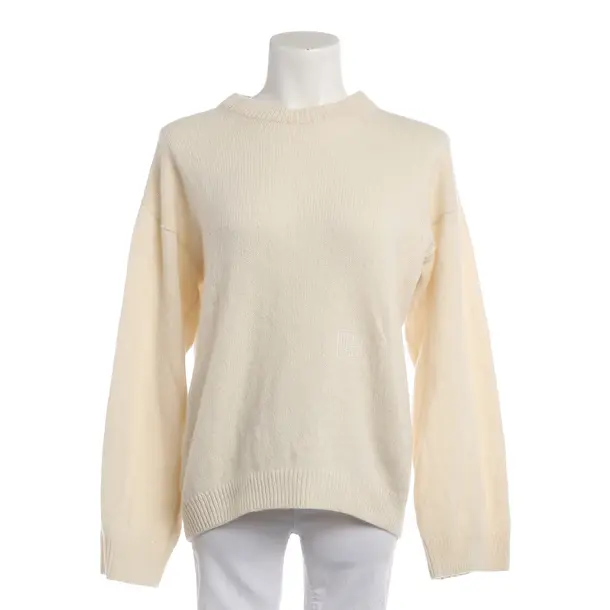 Jumper, in Cream, Wool, Totême