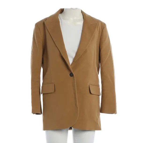 Blazer, in Brown, Cotton, Maje