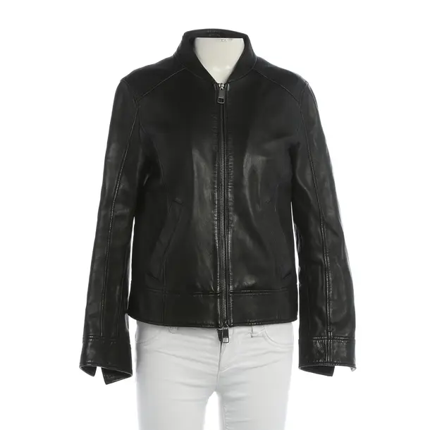 LeatherJacket, in Black, Leather, Hugo Boss Black Label