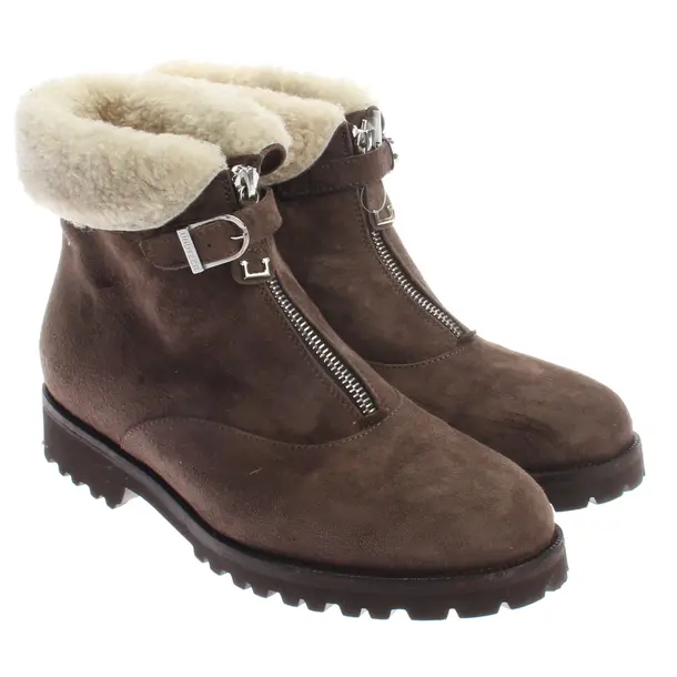 Ankle Boots, in Brown, Unützer